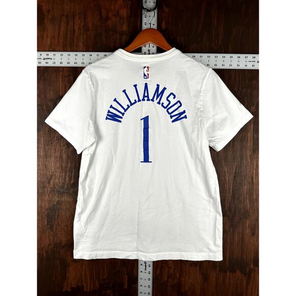 Nike Zion Williams NBA New Orleans Pelicans Jersey Shirt Sticker White Men Large - Picture 8 of 9